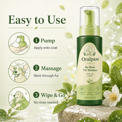 Oralpaw™ 🍃Premium Waterless Pet Shampoo &Keeps Coats Fresh Between Baths