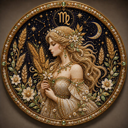 ✨ Premium 3D Pearl 12 Zodiac Signs Art Kit