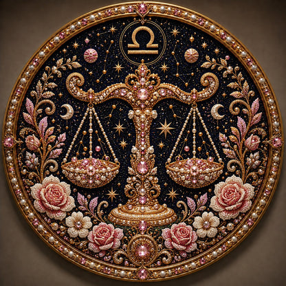✨ Premium 3D Pearl 12 Zodiac Signs Art Kit