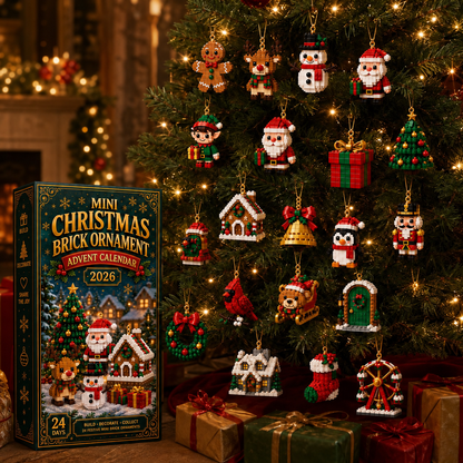 🎄 24-Day Mini Christmas Ornament Advent Calendar