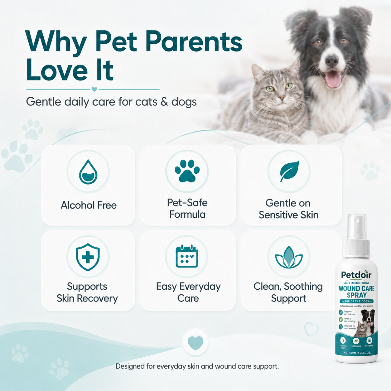 Petdoir™ Caring Relief Spray for Cuts, Scratches & Hot Spots