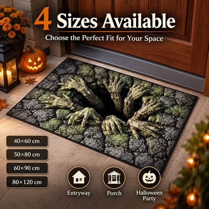 ❤️ Halloween Optical Illusion Door Mat – Spooky Non-Slip Entryway Rug