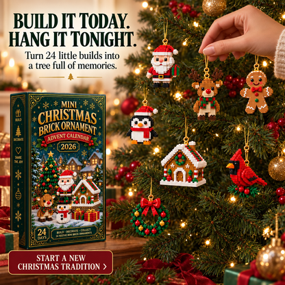 🎄 24-Day Mini Christmas Ornament Advent Calendar